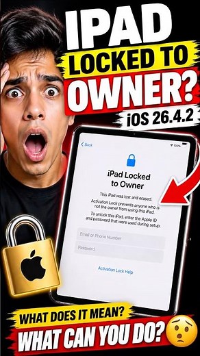 iPad Locked to Owner? 😬 Here’s What to Do 👌
