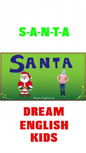 1.5K views · 13 reactions | SANTA to the tune of BINGO is a fun and simple song for your preschool English class! Check it out on the Dream English Kids YouTube channel: https://youtu.be/QYFvdAIjqCc?si=sD7sZZmXOOUfM7Ac Merry Christmas! | Dream English | Facebook
