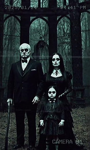 The Addams Family if it was dark fantasy #liveaction #darkfantasyaesthetic #theaddms