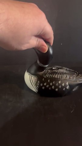 Vintage Hand-painted Loon Decoy Piggy Bank – Rustic Cabin Decor - Etsy