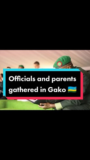 Graduation Ceremony of New Officer Cadets in Rwanda