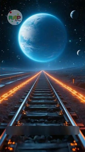 🚄 The Amazing Space Railway – A Futuristic Shinkansen Journey 🌌✨ #space #trainspace #amazing