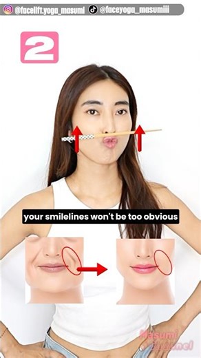 Bite a Chopstick Daily for Slimmer Jawline🥢 Pen Exercise #shorts #antiaging