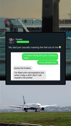 When you think you're an athlete and Dad humbles you