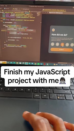 Finish Your JavaScript Project with Me | HTML, CSS, JavaScript