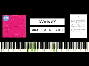 Ava Max - Choose Your Fighter (BEST PIANO TUTORIAL & COVER)