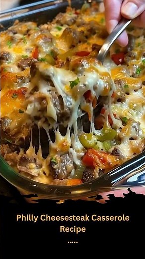Philly Cheesesteak Casserole