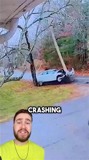 Why Do Cars Keep Crashing Into This One Pole? (cr: christinamh10)