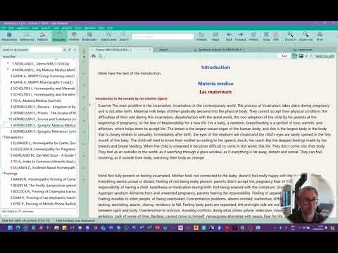 Create your own Materia Medica in RadarOpus Homeopathic Software