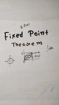 The Beautiful Proof of the Fixed Point Theorem.