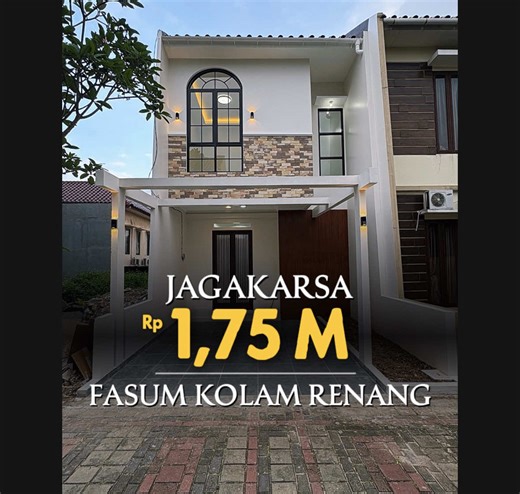 Rumah Modern Minimalis 2 Lantai Siap Huni Fasum Kolam Renang Di Jagakarsa Jakarta Selatan Harga : Rp 1,750 M Nego Info Survey : Fuad Awad 0853 3535 4250 #rexproperty #rumahjaksel #rumahjagakarsa #rumahmurahjagakarsa #rumahidaman
