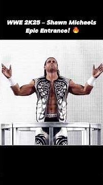 WWE 2K25 – Shawn Michaels Epic Entrance! 🔥 #Shorts