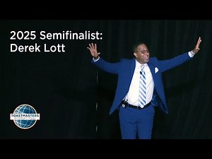 2025 International Speech Contest Semifinalist: Derek Lott