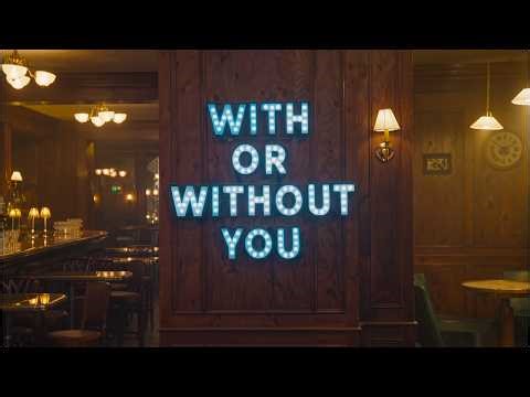 U2 - With Or Without You - The Karaoke Singer (with lyrics)