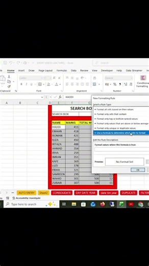 Excel tips and tricks for beginners #beginners #shorts