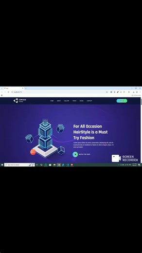 Frontend Coding a Real Website | Developer Life #shorts #codingproject #programming#reactjs #html