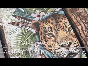 One Pad Folio using Amazonia by Stamperia