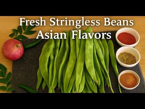 Stringless Beans-Sri Lankan style | අවර මැල්ලුම | Easy Healthy Cook \\ Sri Lankan beans recipe