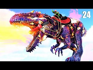 EPIC FLAME GIGA, ALPHA ALLO & SNOW DRAKE! ARK PROMETHEUS REBORN ARK SURVIVAL EVOLVED MODDED E24
