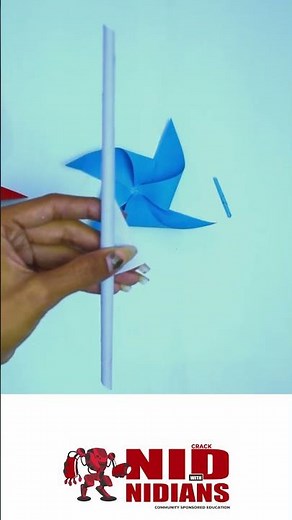 DIY Paper Pinwheel 🌈 | Easy Windmill Craft for Kids | Dad Institute of Design #diy #craft #paper