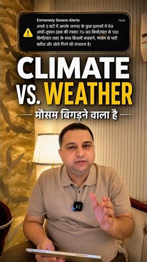 Difference Climate and Weather | English By Anubhav Sir