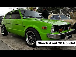 Checked out a subscribers 1976 honda civic cvcc