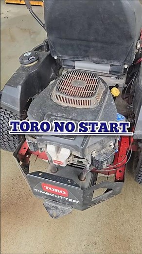 toro lawnmower no start solved!