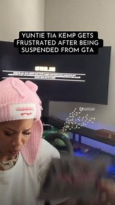124K views · 6.2K reactions | YUNTIE Tia reaction to being suspended on GTA I dont know theyre reporting Me yuntie #yuntietia #tiakemp | Auntie live clips | Facebook