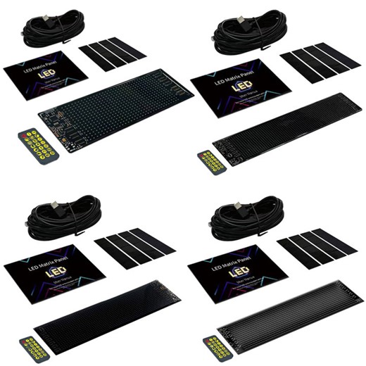 APP Control LED Display Screen IP65 Waterproof Scrolling Advertising LED Signs Flexible LED Car Sign for Store Hotel Bar | Lazada PH