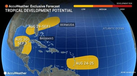 National Hurricane Center tracking Tropical Storm Fernand, Invest 99L, 3 waves. What to know