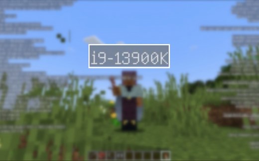 Minecraft 1.20.1 intel Core™ i9-13900K UHD Graphics 770显卡测试