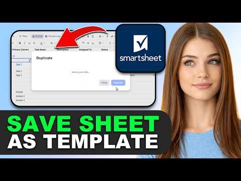 How to Save a Sheet as a Template in Smartsheet in 2026