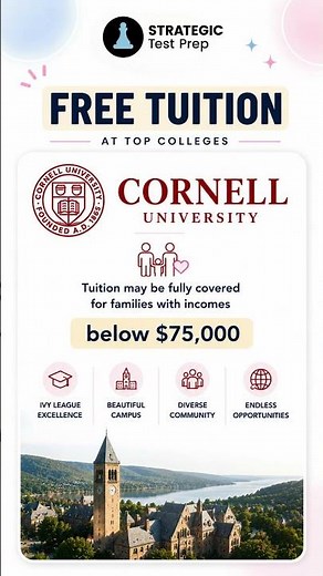 FREE tuition at top colleges! Which school would you choose?
