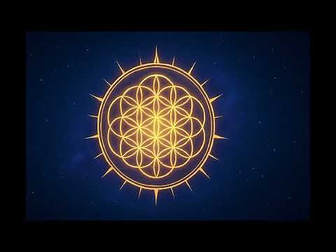 🌟 144 Hz Sacred Geometry + Theta (4 Hz) | 20-Minute Cosmic Meditation for Healing & Balance