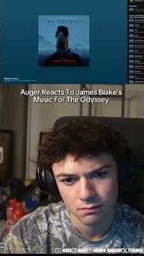 Auger Reacts To Jame Blake's Music For The Odyssey #auger #jamesblake #reaction #shorts