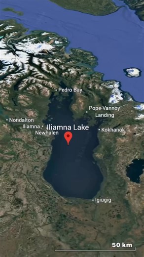 Hidden in southwest Alaska, Iliamna Lake is massive, remote, and almost untouched. Its cold waters support salmon, wildlife, and small communities surrounded by wilderness. Here, geography still sets the rules—distance, climate, and scale matter more than development. #IliamnaLake #Alaska #USGeography #FreshwaterLakes #Wilderness #RemotePlaces #SalmonCountry #MapFacts #GeographyFacts #DidYouKnow #ViralFacts #fblifestyle | Global Maps