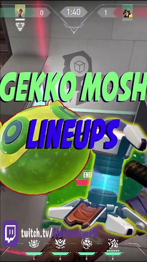 GEKKO MOSH Lineups for KJ ULT in Icebox, Ascent & Lotus