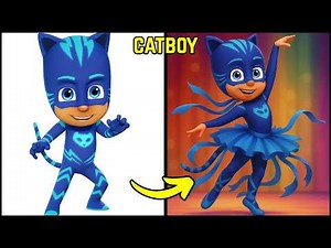 ✨ PJ Masks Reimagined as Dancers 💃🕺 | Fun Dance Adventure!