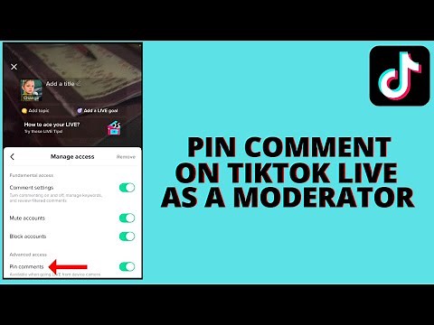How to Pin A Comment On Tiktok Live As A Moderator