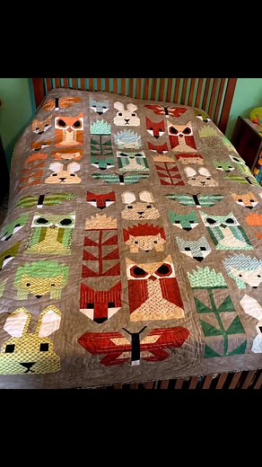 14 reactions · 4 comments | Isn’t this just the cutest quilt. This is an Elizabeth Hartmann quilt called Fancy Forest. It was so much fun to make. #quilting #quilter #longarmquiltingservices #longarmquilting #quilter | Shannon's Custom Quilts and More | Facebook