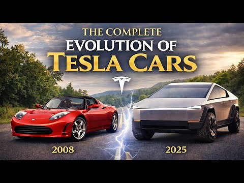 The Complete Evolution of Tesla Cars | From Roadster to the Future
