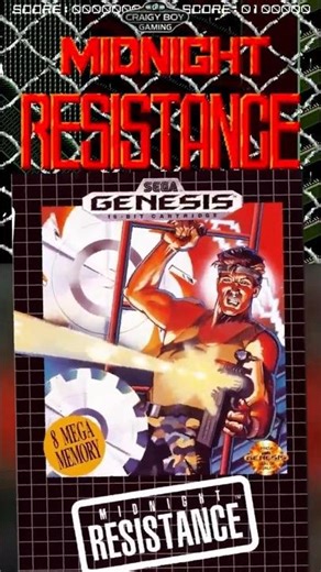 Better Than Contra? | Midnight Resistance (SEGA Genesis) #retrogaming
