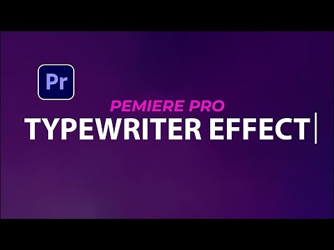 How To Create Typewriter Effect - Premiere Pro 2023 Tutorial