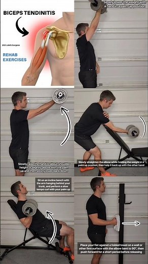 Biceps Tendinitis - Rehab Exercises