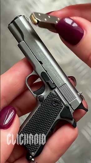 Colt M1911 Keychain - Chrome Edition 22 #miniature #csgo #military #shorts #toys #outdoors