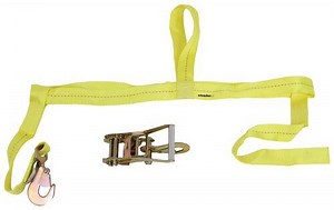 SmartStraps Ratcheting Wheel Net with Snap Hooks - 3,333 lbs SmartStraps Car Tie Down Straps 348851