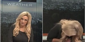 Serious moment, American moderator faints on live broadcast