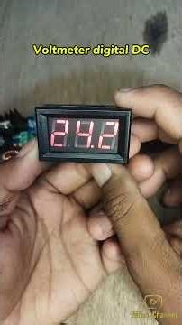 voltmeter digital dc #voltmeter #voltmeterdc #voltmeterdigitaldc