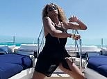 Ciara dances and twerks while on top of a luxury yacht