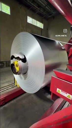 Processing Galvanized Coils into Sheets